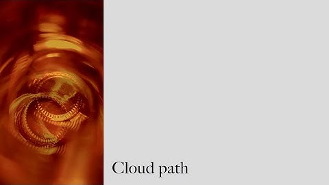 Unfolding River - Cloud path