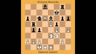 Emanuel Lasker vs Wilhelm Steinitz | World Championship Rematch (1896) #chess