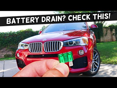 Why BMW Has Battery Drain When Parked BMW X3 X4 2010 2011 2012 2013 2014 2015 2016 2017 2018