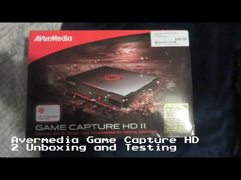 Avermedia Game Capture HD 2 Unboxing and Testing