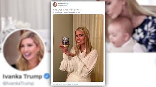 Ivanka Trump tweet featuring can of Goya beans sparks backlash