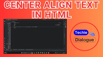 How to Center Align Text in HTML - Simple Steps