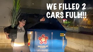 DUMPSTER DIVIN'// one of our BEST NIGHTS DIVING EVER!!!!
