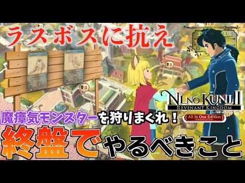 【二ノ国スイッチ】終盤でやっておいた方がいいこと【二ノ国Ⅱレヴァナントキングダム】