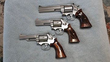 Smith & Wesson 629 vs 686 vs 66 frame size comparison