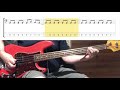 AC/DC - Hells Bells ( Bass Cover Tabs In Video )