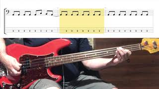 AC/DC - Hells Bells ( Bass Cover Tabs In Video ) chords