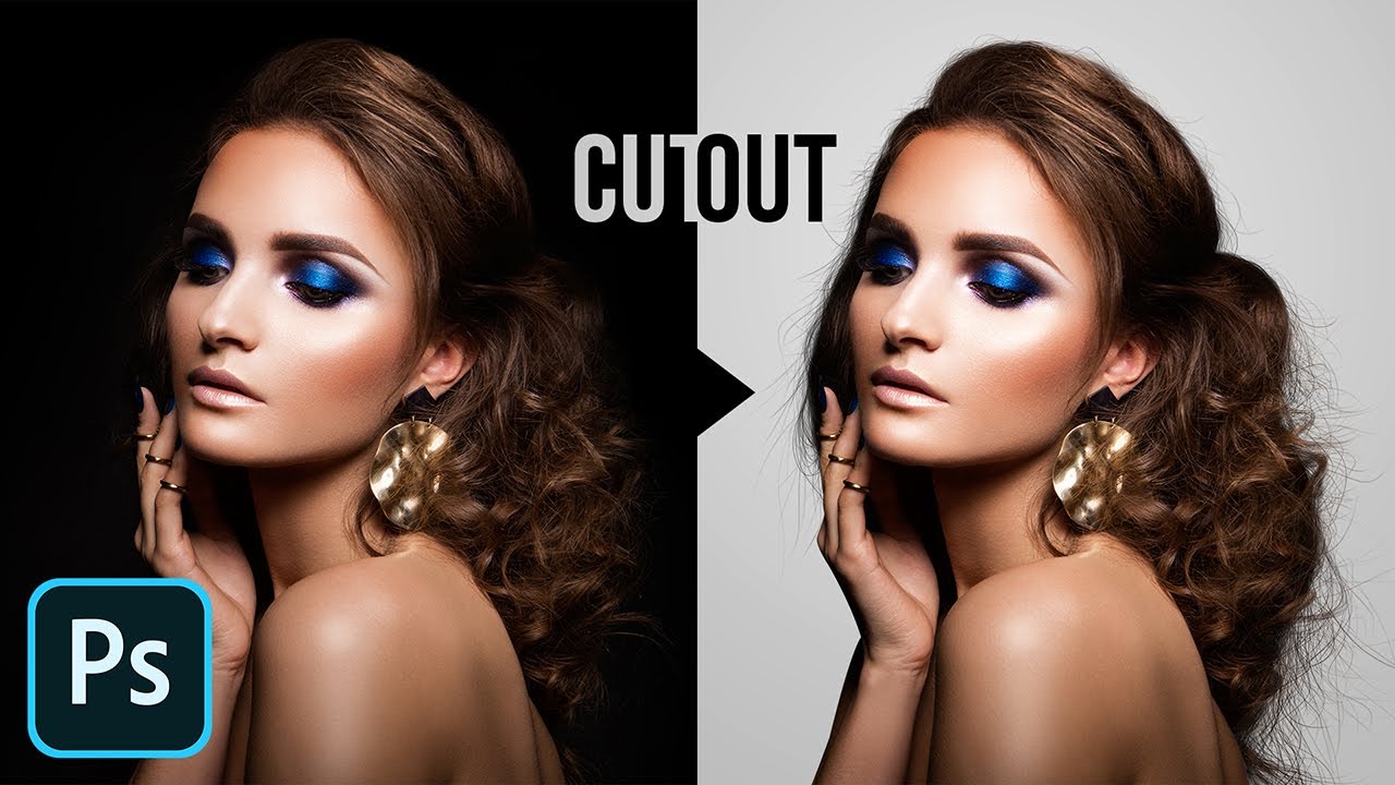 How to cut out dark hair from a dark background in Photoshop | Ejezeta