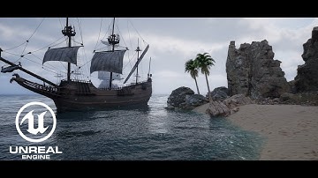 Pirate Ships | Unreal Engine 5 | Render
