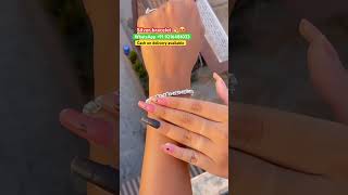 Beautiful silver bracelet 💫🌸with 56% discount on instant order #ytshorts ##jewellery #facts #love
