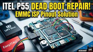 ITEL P55 ISP Pinout Dead Boot Repair Solution EMMC ISP Pinout Dead Fix UFI EasyJTAG #gsmsanjoy