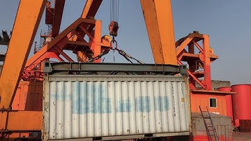 Loading test for 20’ container spreaders