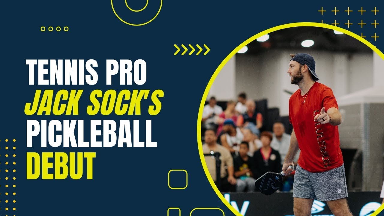 Jack Sock's First Professional Pickleball Event bubly Team