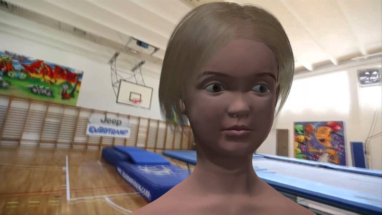 Animation In Poser Pro 2014 Little Girl]