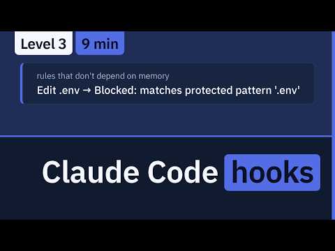 Claude Code Hooks Explained in 9 Minutes: Automatic Checks