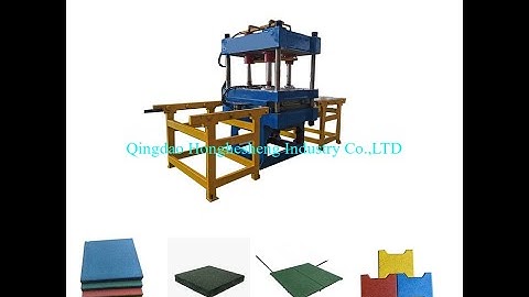 1000*1000mm rubber floor mat vulcanizing press/Rubber tiles floor making machine