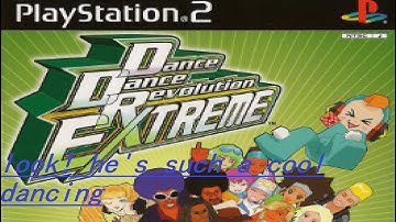 Playing Dance Dance Revolution Extreme for the PlayStation 2 for 50 minutes