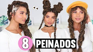 8 IDEAS DE PEINADOS LINDOS Y RÁPIDOS CON TWISTS  TRENZAS | Doralys Britto