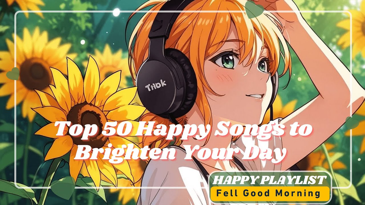 Top 50 Happy Songs To Brighten Your Day Feel Good Morning Playlist Top 50 Happy Songs To Brighten Your Day Feel Good Morning Playlist