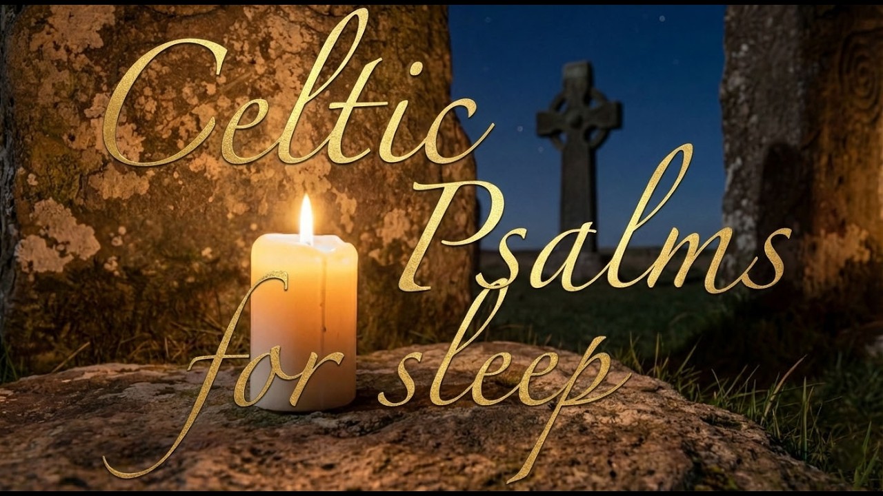 Celtic Psalms for Sleep 🌿 Peaceful Bible Reading with Irish Harp & Flute