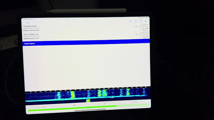 Elecraft KX2 ft8 with an iPad!!