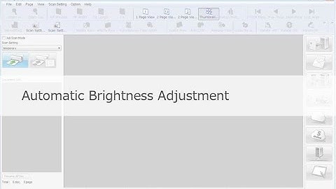 Panasonic "Image Capture Plus" Demo - Automatic Brightness Adjustment