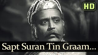  Sapt Sooran Tin Graam Lyrics in Hindi