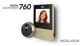 AYR Mirilla Digital Wifi 762 Color Negro