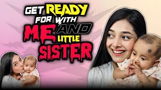 সানজিদা তার ছোট বোনকে সাজায় দিচ্ছে | Get Ready With Me And My Sister | Shrot VLOG | Sanjida Snigdha