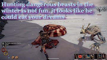 Outward how to use traps , basic traps guide and hunting the rare Wendigo winter spawn