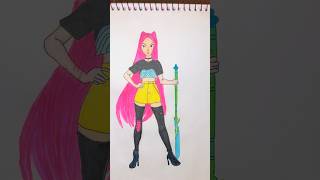 DESENHEI A MIRA DAS GUERREIRAS DO K-POP
