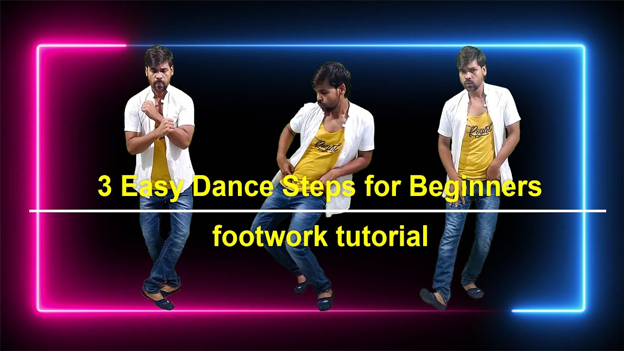 3 easy dance steps for beginners || how to dance || footwork tutorial ...