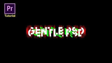 Create GLITCH Text Effect!! (No Plugins) | Premiere Pro Tutorial