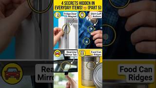 4 Hidden Secrets Part 5 | අපි හැමදාම දකින බඩු වල කවුරුත් නොදන්න ඇත්තම රහස්! 🤯#shorts #UniqueFollower