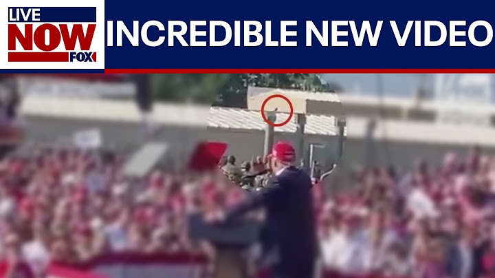 NEW VIDEO: POV of alleged Trump rally shooter moving across roof from stage | LiveNOW FOX