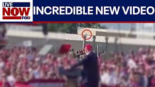 NEW VIDEO: POV of alleged Trump rally shooter moving across roof from stage | LiveNOW FOX