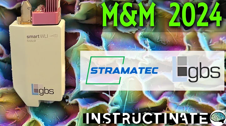 Stramatec "smart WLI" FAST White Light Interferometer @ M&M 2024 || Instructinate