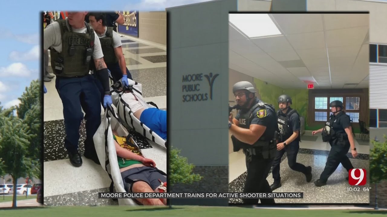Moore Police Department Talks Active Shooter Training, Partnerships To