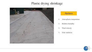 Plastic drying shrinkage