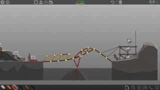 Poly Bridge 3-2 Triple Split