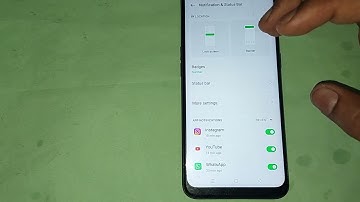 status bar setting oppo k10 5g, oppo k10 5g me status bar use kaise kare