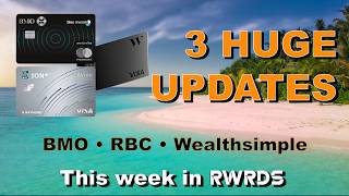 BMO's Hidden Travel Card Upgrade, RBC Record Bonuses & Wealthsimple's New Credit Card