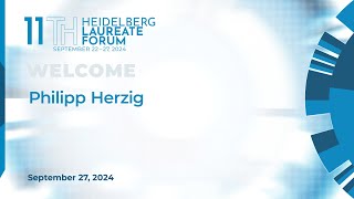 Welcome: Philipp Herzig | September 27