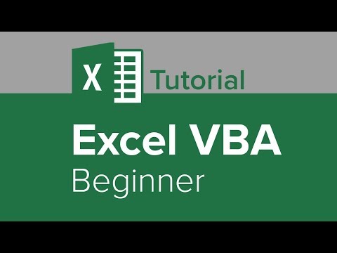 ایکسل VBA ابتدائی ٹیوٹوریل