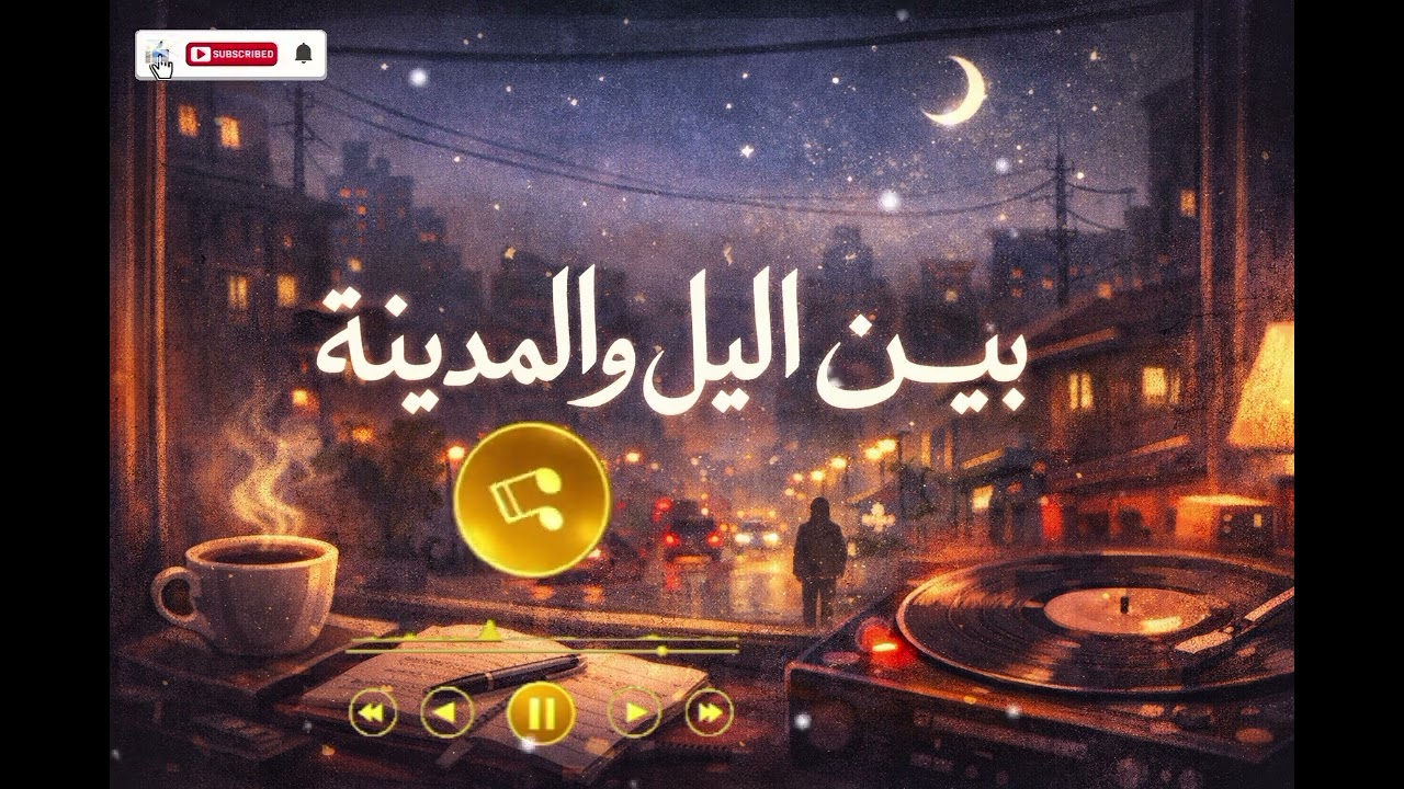 بين الليل والمدينة | Arabic Lofi Chill Beats 🌙