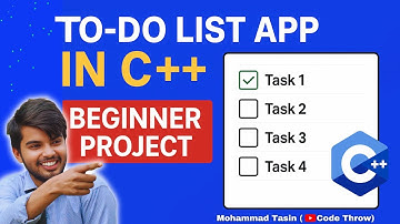 To-Do List App in C++ | Full Project Tutorial for Beginners with File Handling