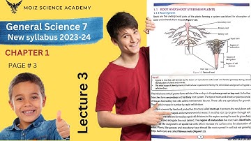Root system in plants / Class 7 science book unit 1, page 3