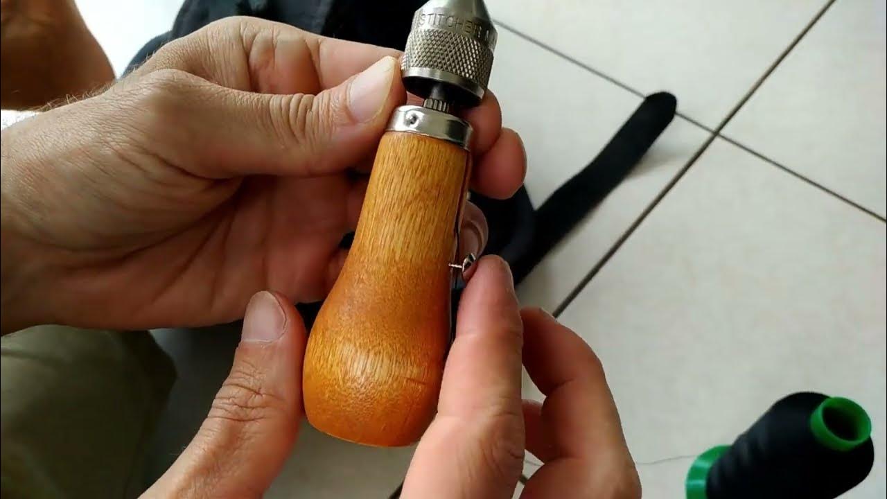 How to sew Leather with the Speedy Stitcher sewing Awl 