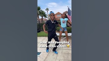 Thumbnail of How NBA Youngboy dance in his rap videos 😂