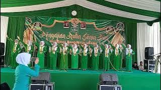 #Semangat Aswaja# juara kita bersama# Pengajian Senin Pon Muslimat NU Kecamatan Srengat